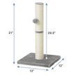 Show in main carousel: Frisco 21-in Sisal Cat Scratching Post with Toy, 2 count, Gray slide 2 of 7