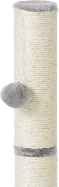 Show full view: Frisco 21-in Sisal Cat Scratching Post with Toy, 2 count, Gray slide 3 of 7