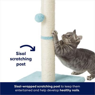 Frisco 21-in Sisal Cat Scratching Post with Toy