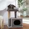 Show in main carousel: Frisco 24.8-in Faux Fur Cat Tree & Condo, Gray slide 1 of 8