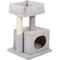 Show in main carousel: Frisco 24.8-in Faux Fur Cat Tree & Condo, Gray slide 4 of 8