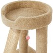 Show in main carousel: Frisco 24-in Real Carpet Wooden Cat Scratching Perch with Toy, Beige slide 3 of 6