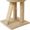 Show in main carousel: Frisco 24-in Real Carpet Wooden Cat Scratching Perch with Toy, Beige slide 4 of 6