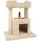 Show in main carousel: Frisco 27-in Real Carpet Cat Tree with Condo & Oval Perch, Beige slide 4 of 6