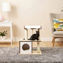 Frisco 28.5-in Modern Cat Tree & Condo, Natural