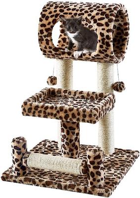Frisco 28-in Faux Fur Cat Tree