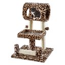 Frisco 28-in Faux Fur Cat Tree, Animal Print