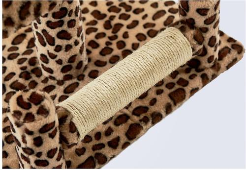 Show full view: Frisco 28-in Faux Fur Cat Tree, Animal Print slide 4 of 8