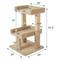 Show in main carousel: Frisco 32-in Real Carpet Solid Wood Cat Tree with Toy, Beige slide 2 of 7
