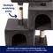 Show in main carousel: Frisco 33-in Faux Fur Cat Tree & Condo, Dark Charcoal slide 3 of 8