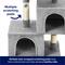 Show in main carousel: Frisco 33-in Faux Fur Cat Tree & Condo, Gray slide 3 of 8