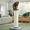 Frisco 33-in Heavy Duty Sisal Cat Scratching Post, Gray