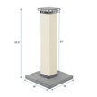 Show in main carousel: Frisco 33-in Heavy Duty Sisal Cat Scratching Post, Gray slide 2 of 7