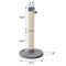 Show in main carousel: Frisco 35-in Heavy Duty Sisal Cat Scratching Post with Toy, Gray slide 2 of 7