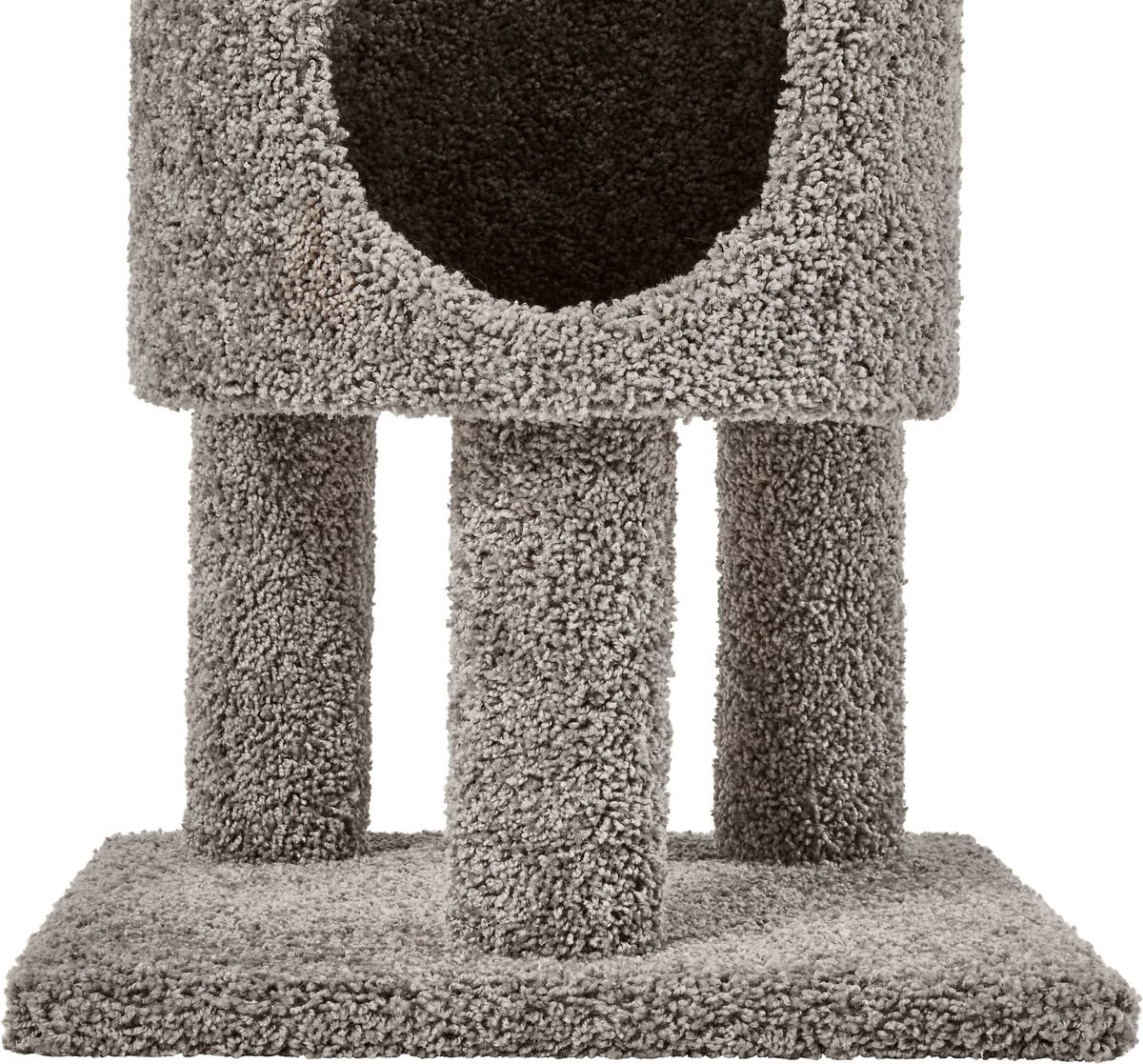 Frisco 36-in Real Carpet Wooden Cat Tree with Condo