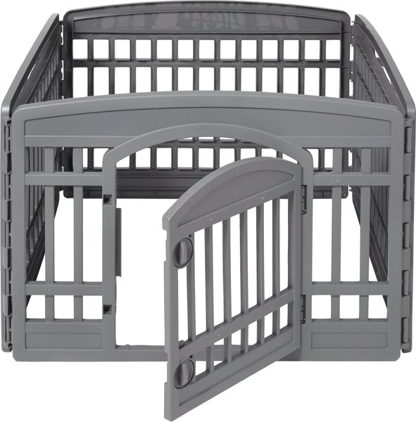 Frisco 4-Panel Plastic Exercise Dog Playpen, 24"H