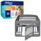 Show in main carousel: Frisco 4-Panel Plastic Exercise Playpen, Gray + Dog Training & Potty Pads, 22 x 23-in, 150 count, Unscented slide 1 of 10