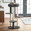 Frisco 41-in Faux Fur Cat Tree, Dark Charcoal
