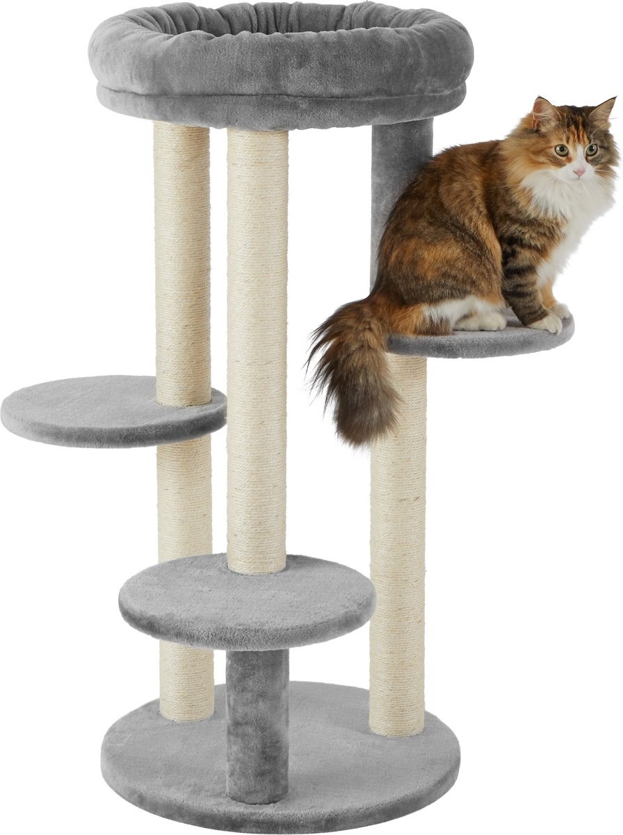 Frisco 41-in Faux Fur Cat Tree