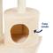 Show in main carousel: Frisco 42-in Heavy Duty Faux Fur Cat Tree & Condo, Cream slide 4 of 10