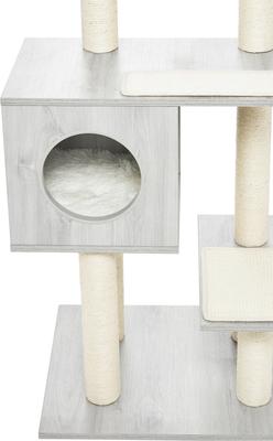Show full view: Frisco 47.5-in Modern Cat Tree & Condo, Gray slide 3 of 9