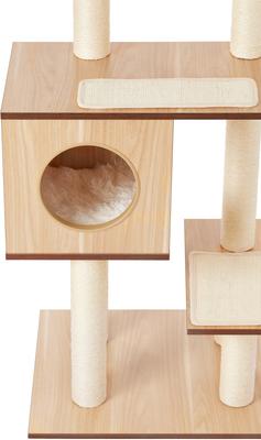 Show full view: Frisco 47.5-in Modern Cat Tree & Condo, Natural slide 3 of 9