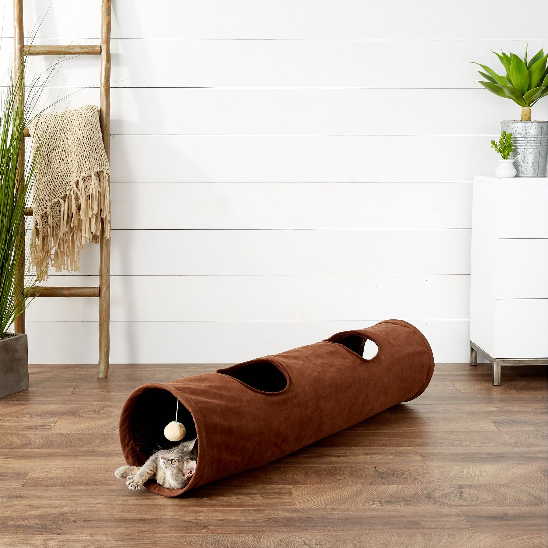 Frisco 47-in Foldable Crinkle Play Tunnel with 2 Windows