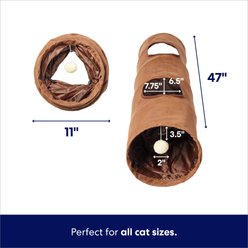 Frisco 47-in Foldable Crinkle Play Tunnel with 2 Windows slide 2 of 5