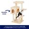 Show in main carousel: Frisco 48-in Heavy Duty Faux Fur Cat Tree & Condo, Cream slide 3 of 6
