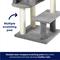 Show in main carousel: Frisco 48-in Heavy Duty Faux Fur Cat Tree & Condo, Gray slide 4 of 6