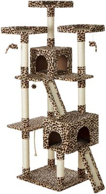 Show full view: Frisco 52-in + 72-in Faux Fur Tree & Condo, Cheetah slide 2 of 9