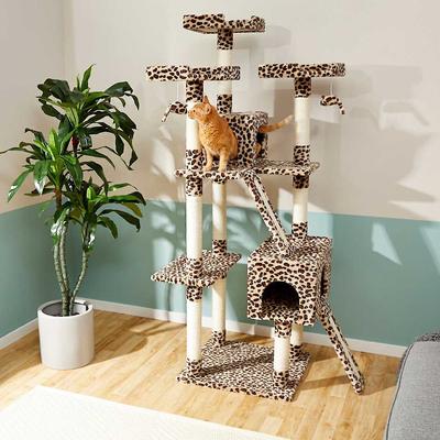 Show full view: Frisco 52-in + 72-in Faux Fur Tree & Condo, Cheetah slide 5 of 9