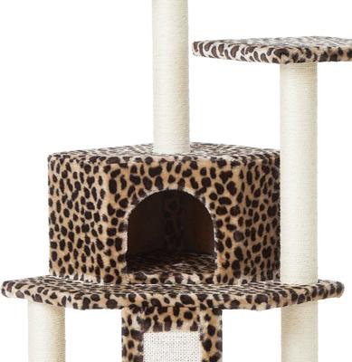 Show full view: Frisco 52-in + 72-in Faux Fur Tree & Condo, Cheetah slide 8 of 9