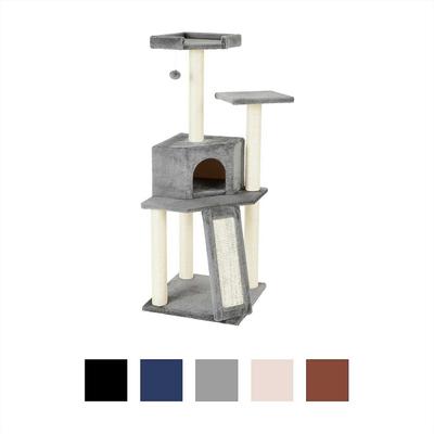 Show full view: Frisco 52-in + 72-in Faux Fur Tree & Condo, Gray slide 6 of 10