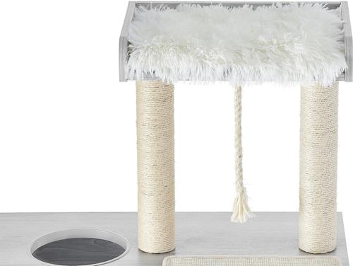 Show full view: Frisco 52-in Modern Cat Tree & Condo, Gray slide 4 of 10