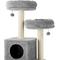 Show in main carousel: Frisco 55-in Faux Fur Cat Tree & Condo, Gray slide 4 of 8