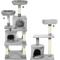 Show in main carousel: Frisco 61-in Faux Fur Tree & Condo, Gray + 38-in Cat Tree & Condo, Top Perch & Toy, Gray slide 1 of 10