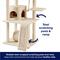Show in main carousel: Frisco 62-in Faux Fur Cat Tree & Condo, Cream slide 4 of 8