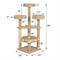 Show in main carousel: Frisco 65-in Real Carpet Scratch & Lounge Cat Tree, Beige slide 2 of 7
