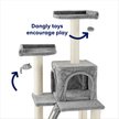 Show in main carousel: Frisco 68-in Faux Fur Cat Tree & Condo, Gray slide 3 of 7
