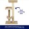 Show in main carousel: Frisco 69-in Real Carpet Solid Wood Cat Tree, Beige slide 5 of 8