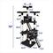 Show in main carousel: Frisco 72-in Faux Fur Cat Tree & Condo, Black slide 2 of 6