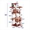 Show in main carousel: Frisco 72-in Faux Fur Cat Tree & Condo, Brown slide 2 of 6