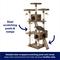 Show in main carousel: Frisco 72-in Faux Fur Cat Tree & Condo, Cheetah slide 4 of 6