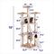 Show in main carousel: Frisco 72-in Faux Fur Cat Tree & Condo, Cream slide 2 of 6