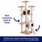 Show in main carousel: Frisco 72-in Faux Fur Cat Tree & Condo, Cream slide 4 of 6