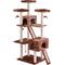 Show in main carousel: Frisco 72-in Large Base Faux Fur Cat Tree & Condo, Brown slide 1 of 8