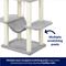Show in main carousel: Frisco 73-in Cat Tree with Hammock, Condo, Lounge Basket, Top Perch & Bed, Gray slide 5 of 8