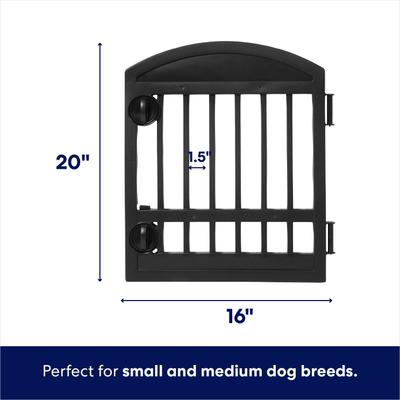 Show full view: Frisco 8-Panel Plastic Exercise Dog Playpen, 34"H, Black slide 3 of 11