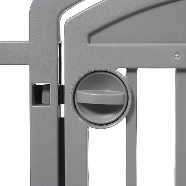 Show full view: Frisco 8-Panel Plastic Exercise Dog Playpen, 34"H, Gray slide 6 of 11